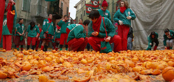 Ivrea Battle of the oranges