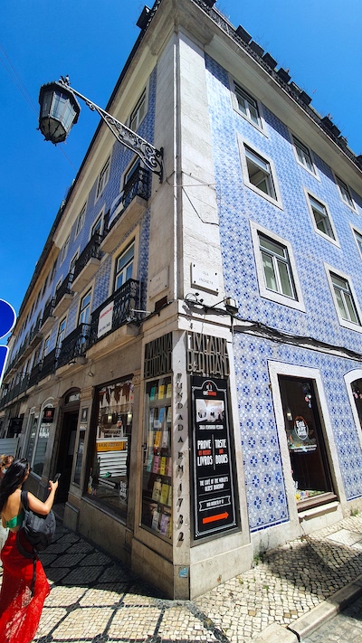 Livraria Bertrand bookstore in Chiado Lisbon