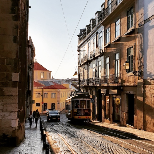 Alfama, Lisbon, tram