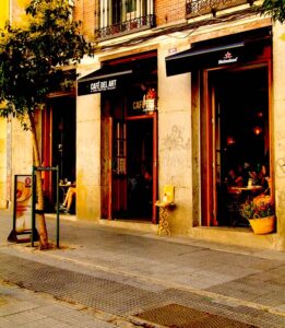 Café del Art, laptop-friendly work cafe, La Latina, Madrid