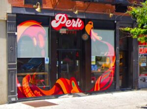 Perk Coffee, laptop-friendly cafe on the Upper East Side of New York