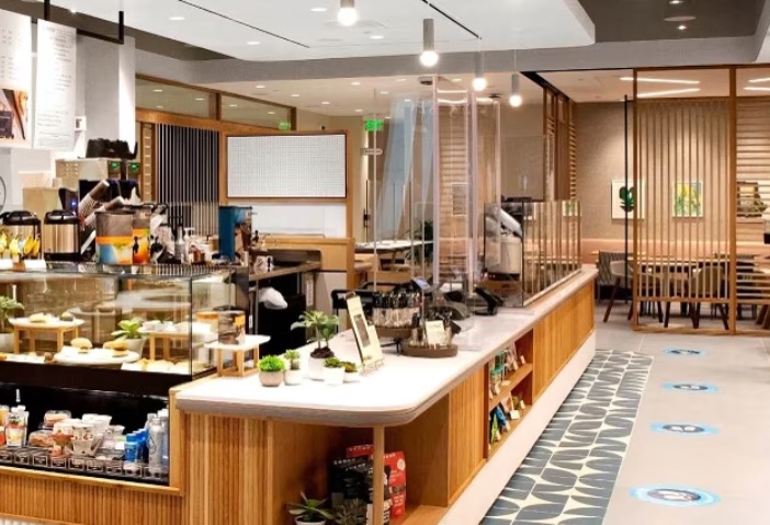 Capital One Café, laptop-friendly in Columbus Circle, NYC