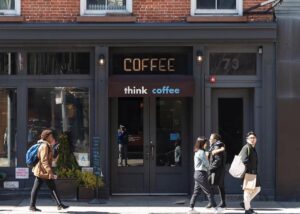 Think Coffee, laptop friendly cafe, Mercer, New York City