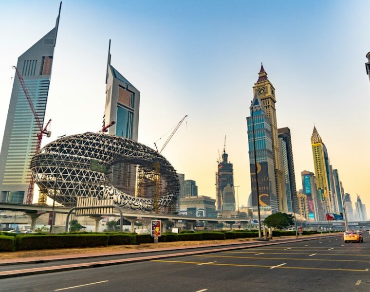 Sheikh Zayed Road, Dubai, UAE, Egg Building