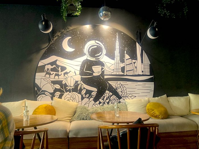 To the Moon and Back Laptop-Friendly Cafe Dubai