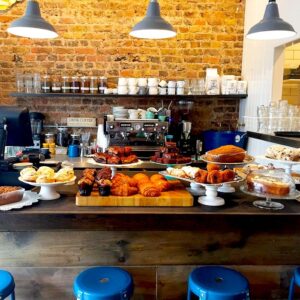 Bluebelles of Portabello laptop-friendly cafe in Ladbroke Grove, London, W10