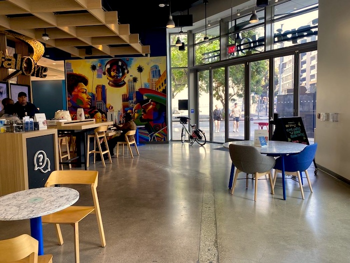 Capital One Café, laptop-friendly work cafe in Downtown, LA