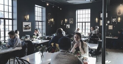 Hexe Coffee Chicago - laptop-friendly coffee shop ideal for remote workers