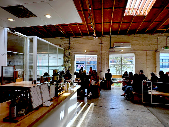 Maru Coffee - laptop-friendly work cafe, Arts District, LA
