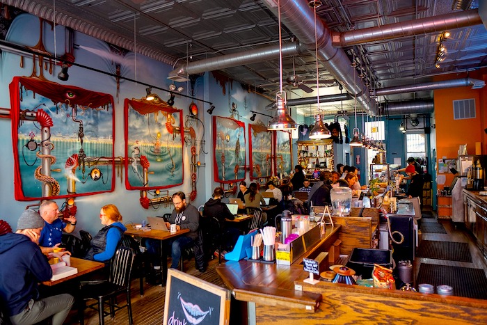 Osmium Coffee Bar - laptop-friendly work cafe in Lakeview, Chicago