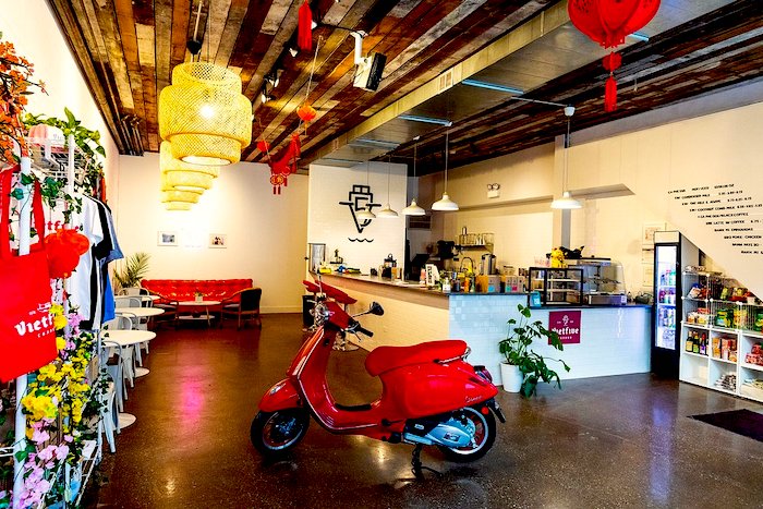 Vietfive Coffee - laptop-friendly work cafe in West Loop, Chicago
