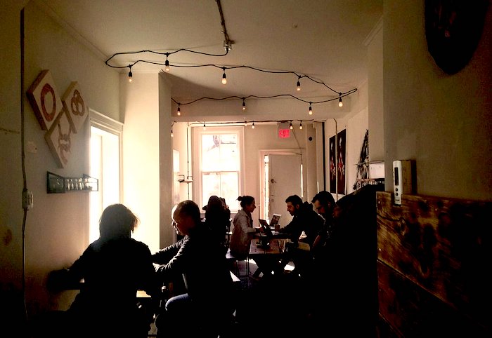 Boxcar Social laptop-friendly work cafe in Summerhill, Toronto