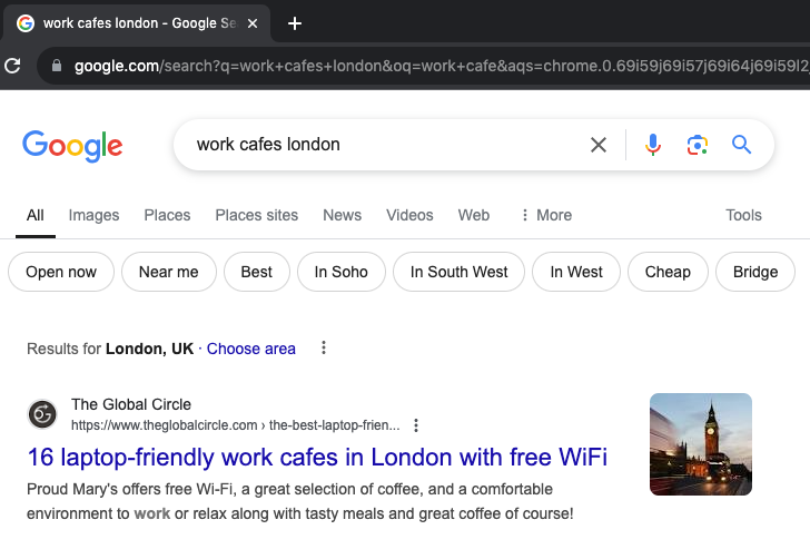 work-cafes-london-2 Google first page result for The Global Circle London laptop friendly guide